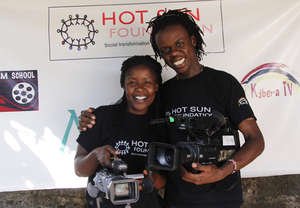 Aida and Josphat, Hot Sun Foundation staff
