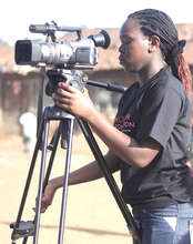Benta shooting her film