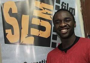 David Weda at Slum Film Festival, Nairobi, Kenya