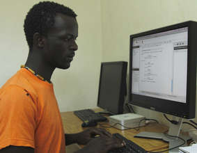 Godfrey writing his first script