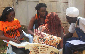 Teamwork at Hot Sun Foundation filmmaking training