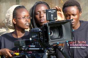 Hot Sun Foundation film trainees