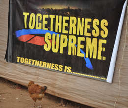 TOGETHERNESS SUPREME banner at Slum Film Festival