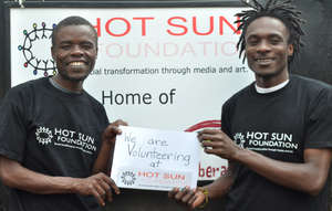 Felix and Francis Kibera youth volunteers