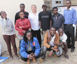 Hot Sun Film trainees with Heinz Hermanns, Berlin