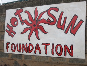 Entrance to Hot Sun Foundation office in KIBERA