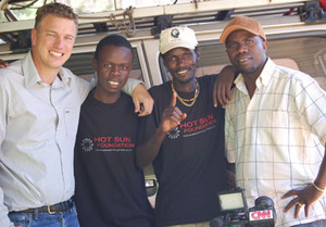 CNN David MacKenzie with Kibera Film School trainees