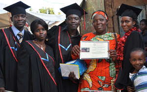 Trainees at Kibera Film School Graduation