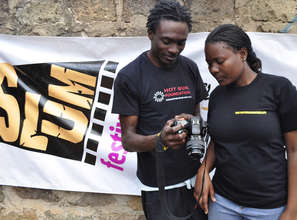 Francis and Dorcas, Kibera Film School trainees