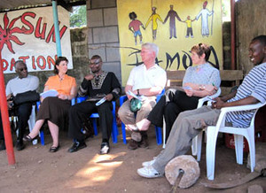 University of Minnesota officials visit Kibera