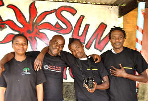 Ronald with other Kibera Film School trainees