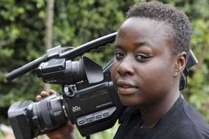 Audrey, trainee at Kibera Film School