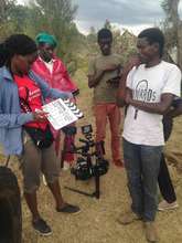 Ondivow, green cap, Film Crew meeting
