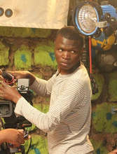 Stephen filming at Hot Sun Foundation