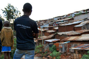Kibera Film School view of our slum home