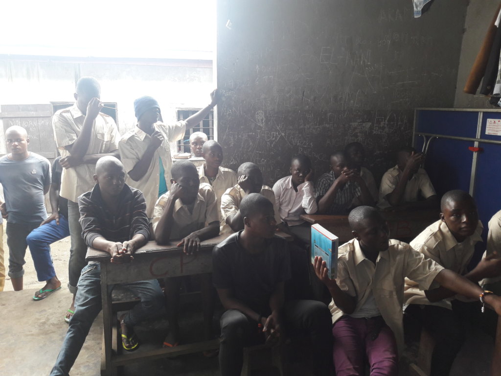 Educating Minors in Prison Cameroon.