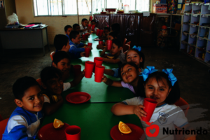 Children ready for Breakfast