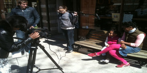 Kids interviewing kids