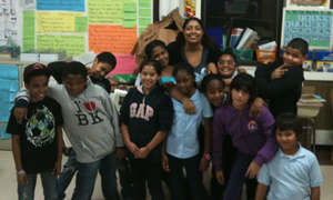 The kids and me