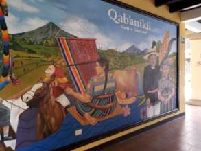 A mural in the Municipal Training Center.