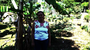 Dona Carmen: "It's beautiful to see the harvest."