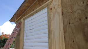All new windows and back wall Ruth house - Naguabo