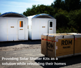 Solar shelters kits alternative