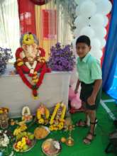 Praveen thanking God for his progress