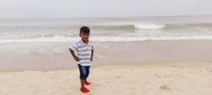 Now his world as wide as the ocean