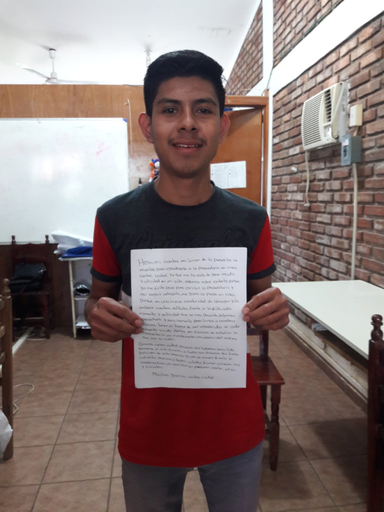 Student in Tezonapa CODAF Center