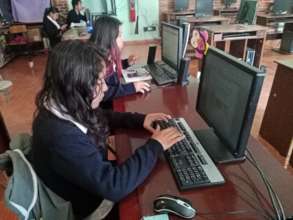Students in classroom, Tetitla CODAF Center