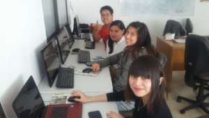 CODAF Students in class