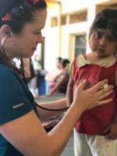 Each child received a screening physical exam.