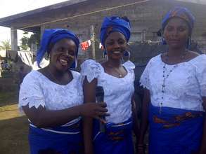 A group of 3 women on October 11, 2014 in Buea