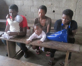 Participants during one of the training sessions