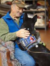 Veteran Service Dog Team: Ed & Panther