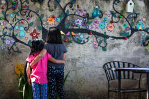 Salvadoran sisters whose family fled gang violence