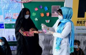 Hygiene training and demonstration in Afghanistan