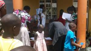 Distribution of scholastic materials