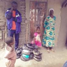 Delivering food items to a beneficiary