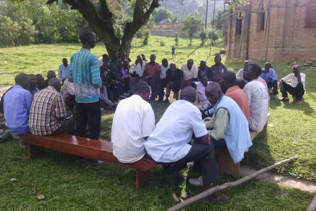 Picture taken during home visit