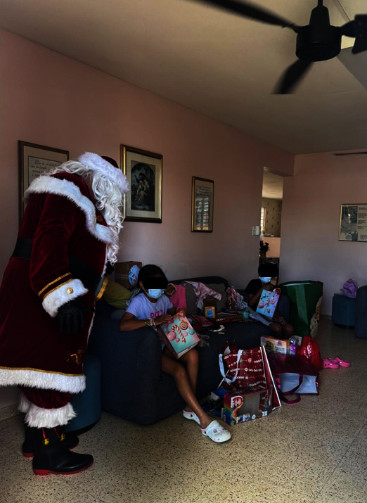 Liberty Visit - Santa