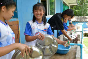 Canteen improvement - New washing stations