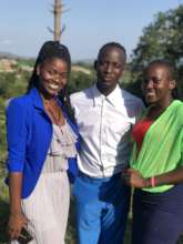 Gabriella in Blue on the left smiling again!!
