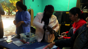 Our Sewing School in Action