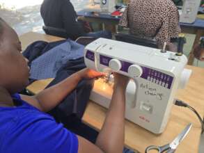 Sewing practice before the final assessment