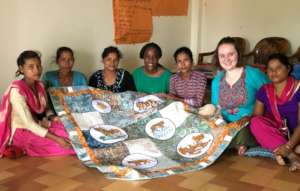 Peace Fellows Vicky and Kirstin (2017) in Bardiya