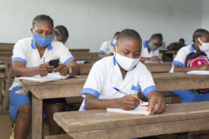 Students in class