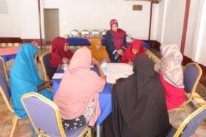 Discussing how to achieve sustainable peace