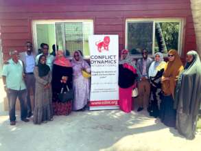 Women Peacebuilders Outside CDI's Mogadishu Office